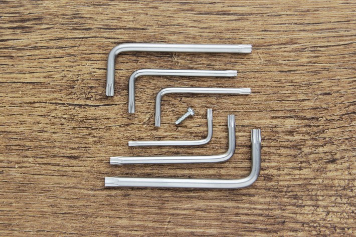Allen wrench (hex key) holder to help keep your fingers from