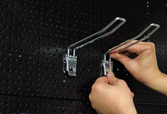 1/4 Inch Heavy-Duty Pegboard Hooks, Only Suitable for 1 / 4