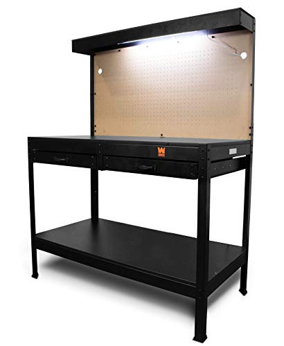 WEN Workbench with Power Outlets and Light